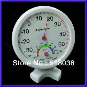 G104Free Shipping Indoor Outdoor Thermometer Hygrometer Temperature New