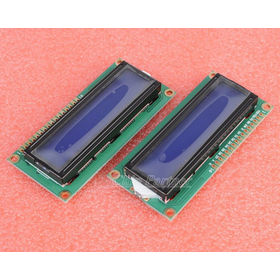 2 PCS 1602 16x2 HD44780 Character LCD Display Module LCM Blue Blacklight Free Shipping