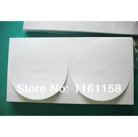Glossy White Blank CD / DVD- Label- Aufkleber Adhesive 118mm für Standard- 4.62 " 5" CD / DVD- Cover & Katalog DIY für Inkjet-Drucker