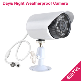 1/3" CMOS IR Day and Night Security Weatherproof Surveillance Outdoor CCTV Camera with Bracket