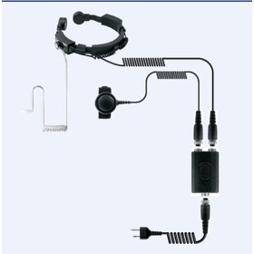 De haute qualité microphone de contrôle de la gorge de deux façon costume radio pour BaoFeng BF- UV5R , Quansheng , Kenwood, etc.K brancher freeshipping