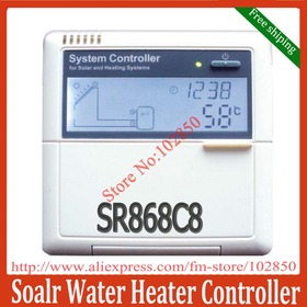 Anti-Legionella solar water heater controller ,solar thermal controller--SR868C8 anti-dry heating fctn