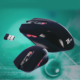 New 2014 HOT Sale Free Shipping 6Keys USB Wireless Gaming Mouse Optical Computer Game Mouse 2.4G WIFI Wireless Mouse For Gamer