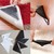 8Pcs Rug Carpet Mat Non Slip Skid Grippers Reusable Washable Silicone Grip Black Free Shipping