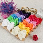 Flowers Accessories 24Pcs/Lot Infant Girl Toddler Colorful Chiffon Hair Bows Clips Decoration