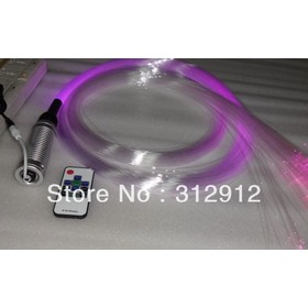 PS optical fiber kit;250fibers x 0.75mm(diameter) x 2.5 meter long+7W RGB LED fiber optic illuminator