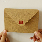 Zakka mupu wood 100g cowhide paper envelope