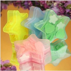 Five-pointed star soap flower paper / sheet travel soap