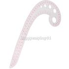 Soft Plastic Comma Shaped Curve Ruler Styling Design Ruler French Curve H1E1