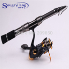 Superhard Fishing Rod 2.1m Lure Rod Spinning Telescopic Fishing Rods Fishing Pole Power Fishing Tackle Tool Free Shipping