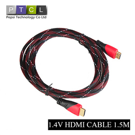 9FT 1.5M,1.8M,3m,5M High speed Gold Plated Plug Male-Male HDMI Cable 1.4 Version w Nylon net 1080p 3D for HDTV 