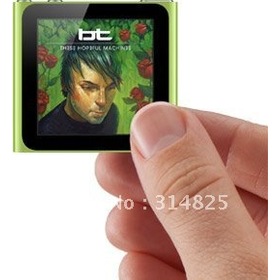 Dropship Free shipping 8GB 6th generation digital MP3 Player MP4 player FM 1.8 inch screen