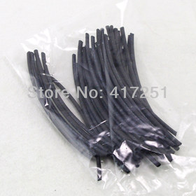 100pcs 2.5mm(ID) length 10cm Black Insulation Heat Shrink Tubing Wire Cable Wrap