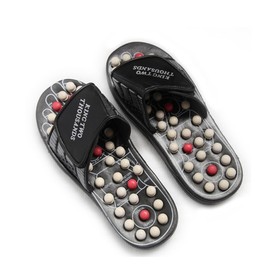 1Pair Massage slippers Acupuncture acupoint health slippers Sandals Shoes Reflex Massage Slippers foot magnetic therapy slippers