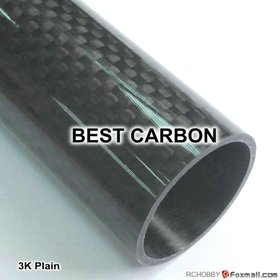 Bezpłatna wysyłka 4szt x 12mm x 10mm x 1000mm Wysoka Jakość 3K Carbon Fiber gładka tkanina nawinięta ran / Tail Boom Tube , ramiona , Quadcopter