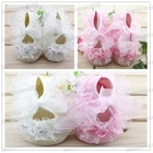 New Cute Non-Slip Shoes Toddler Shoes Lace 2Colors First Walkers Girls Dress Shoes Free Shipping 1pair/lot