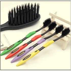 4pcs sets Korea Bamboo charcoal toothbrush