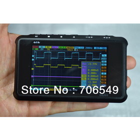 DS203 /DSO203 portable oscilloscope DIY kit (same as DSO quad) Free for 2 analog probes + digital probe aluminium alloy black