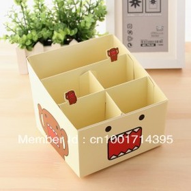 Kostenloser Versand Südkorea 6 Grid-Storage- Box Papier DIY Cartoon Desktop Storage Box kreative Schreib