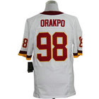 Free Shipping!Top quality Elite American Football jerseys #98 Brian Orakpo White Jerseys Size 40-56 All Stitched Embroidery