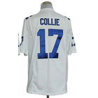 Free Shipping American Football Limited Jersey Cheap #17 Austin Collie White Jerseys Men's Size S-XXL All Stitched(Sewn on