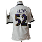 Free Shipping Cheap New American Football Limited Jersey #52 R.Lewis White Jerseys Men's Size S-XXL All Stitched(Sewn on
