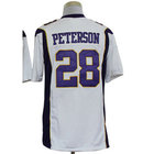 Free Shipping American Football Limited Jersey Cheap #28 Adrian Peterson White Jerseys Men's Size S-XXL All Stitched