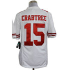 Free Shipping American Football Limited Jersey Cheap #15 Michael Crabtree White Jerseys Men's Size S-XXL All Stitched