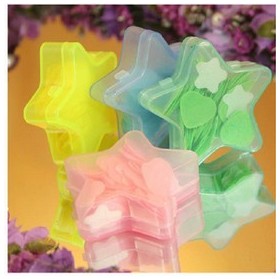 6pcs/lot Gave Bath kropssæber Travel bærbar Duftende Flower Petal Sæbe stykke