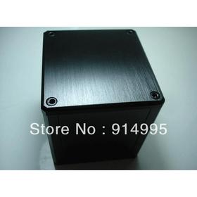 Free shipping 1*black 84*80*86mm aluminum transformer protect cover enclosure
