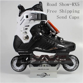 2013 Road Show-RX5 Adult Artistic Roller Skating Shoes Slalom/Braking/Free Skating Free Shipping Good Quality Athletic Shoes