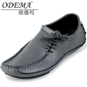 ODEMA Men Shoes Loafers 2014 New Fashion Genuine Leather Men's Sneakers Casual Driving Shoes Mocassins