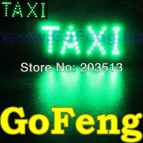 4PCS/LOT 45SMD LED White Taxi Board Light Cab Top lamp to indicator license plate lighting in night driving white/blue/green/red