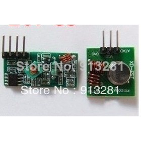 free shipping !RF wireless receiver module & transmitter module 2pair(4pcs) 433Mhz receiver link kit for Arduino/ARM/MCU WL