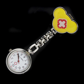 2PCS Red Cross Design Nurse Portable Pocket Pendant Watches Free Shipping