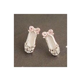 NANANA jewlery store E117 full rhinestone-studded shoes stud earring free shipping