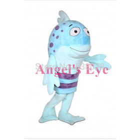 Adult MASCOT The Pout Pout Fish Mascot Costumes Pout Fish Costumes Halloween Carnival Cosply Party Dress Suit Free shipping