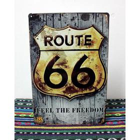 Vintage Blikskilte Route 66 home decor House Office Restaurant Bar jern Malerier K- 05 20 * 30CM gratis forsendelse