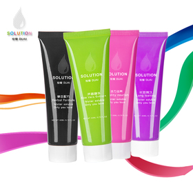 New arrival multicolour water-soluble lubricant lasting anal sex human body oil sex products