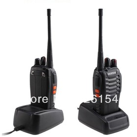 Új 2014! 2db / pár walkie talkie Baofeng 888s 5W16CH FRS / GMRS kétirányú rádió állomás beépített 3300MAh Li-ion akkumulátor