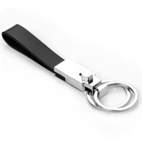 Min order is 9.9$ ,Korea Metal upscale men's leather waist hanging keychain car key chain key ring pendant