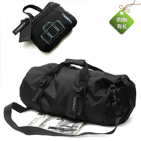 Free Shipping 2014 New Hot Selling Waterproof Sports Bag Fold Travel Bags Cylinder Gym Bucket Men Messenger Bag