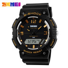 SKMEI Men Sports Watches Brand fashion casual watch 2 Time Zone Digital Quartz Multifunctional Outdoor Dress Men's Wristwatches
