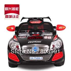 Child electric bicycle Dual-drive car sports car battery car remote control toy car