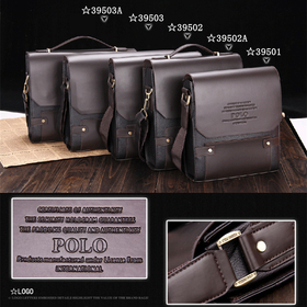 Fashion men briefcase, new style men's messenger bag, composite leather, brand handbags, antioxidant hardware accessories