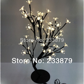 Fleurs de cerisier LED mini- artificielles branches d'arbres éclairés lampes de Noël nouvelle année lampes de décoration de salle de mariage éclairage intérieur