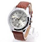 Wholesale Latest Design High Quality Leather Strap Watch Men Fashion Sports Quartz Wrist Analog Watch londa-23