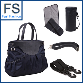 fashion nappy bag multifunctional diaper bag large capacity portable cross-body Free Shipping 2013 New Gemila