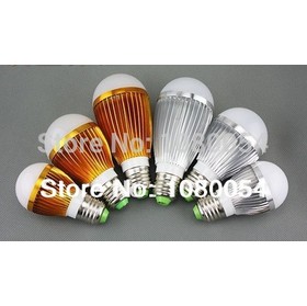 led DIY E27 E14 Gold/Silver screw LED bubble ball light bulb 3w shell suite parts accessories 5w 7w LED bulb shell suite