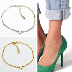 1pc Lady Girl Summer Fashion Sweet Simple Style Butterfly Chain Anklet Bracelet Hot